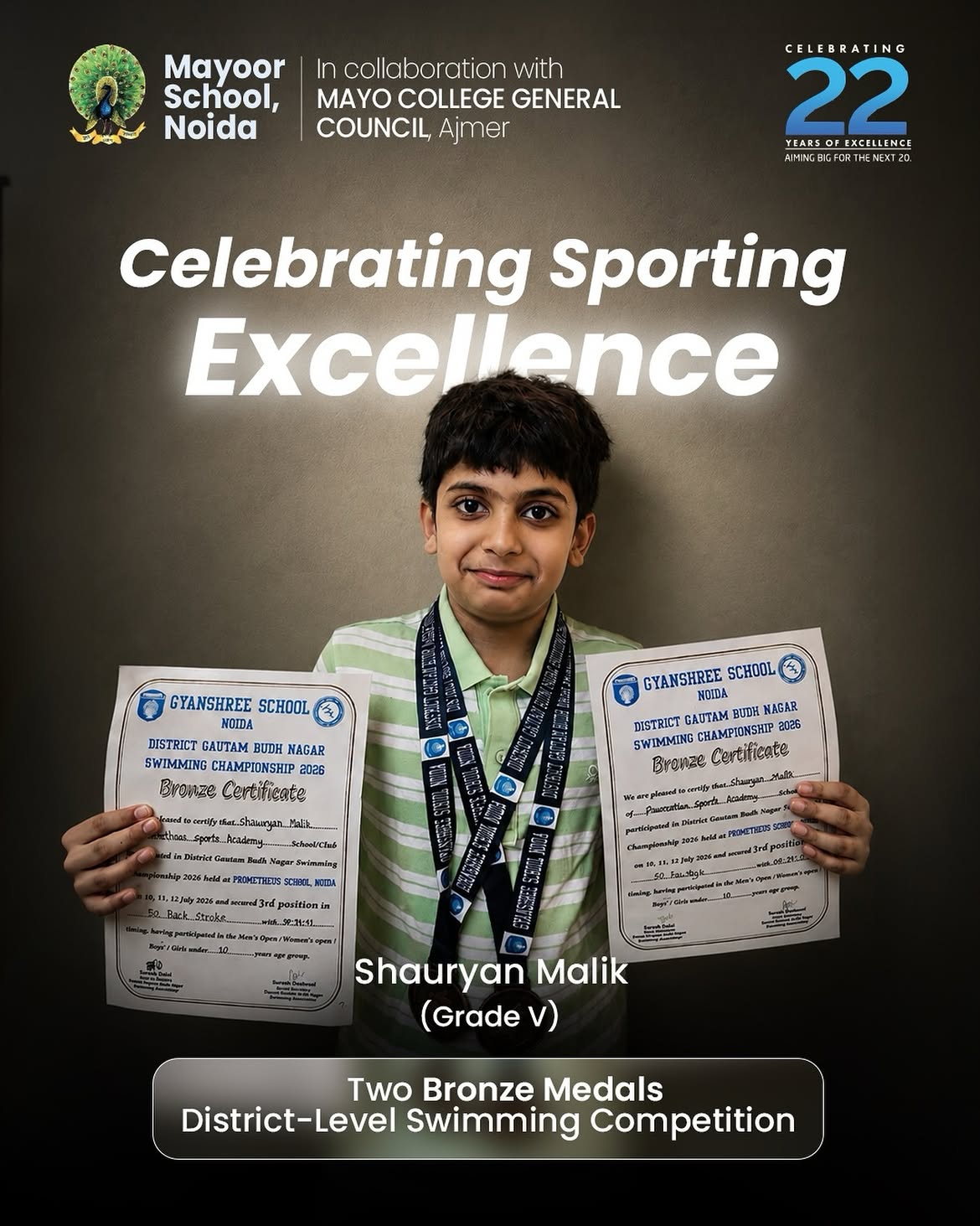 A Double Bronze Triumph for Shauryan Malik!